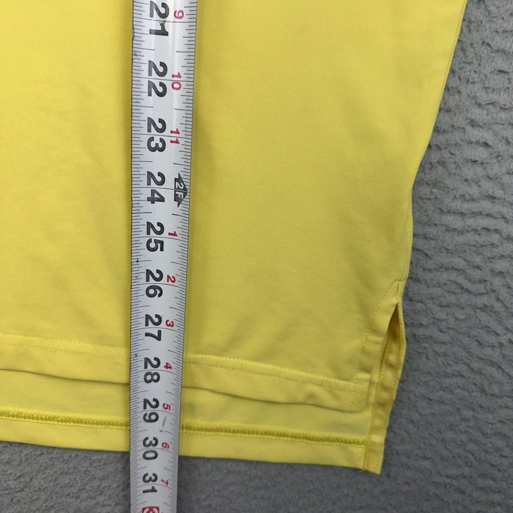 RLX Ralph Lauren Shirt Mens Small Yellow Keeneland Golf Polo Wicking Performance